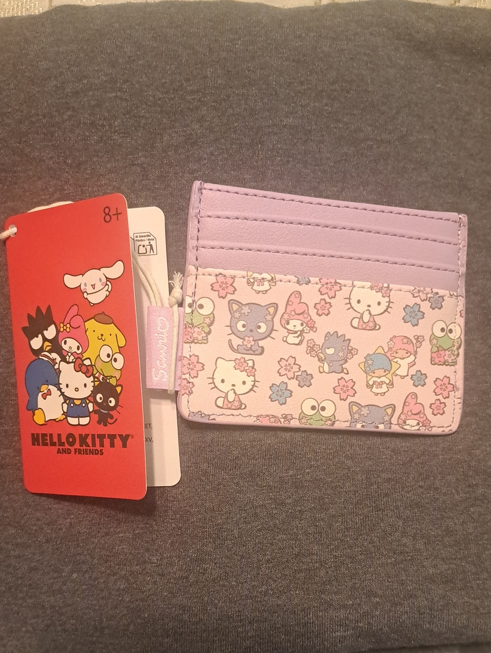 Sanrio Hello Kitty Lilac & Pastel Pink Card Wallet